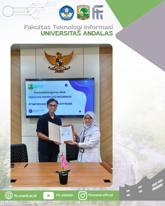 Penandatangan MoA (Memorendum of Agreement) dengan PT Metro Indonesian Software