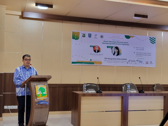 Kuliah Umum &ldquo;Peran Teknologi Informasi dalam Mendukung Keberhasilan Diplomasi&rdquo;