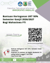 Keringanan UKT 50 % Semester Ganjil 2026/2027