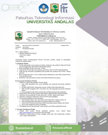 Pendaftaran Wisuda